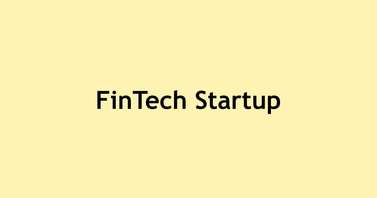 FinTech Startup